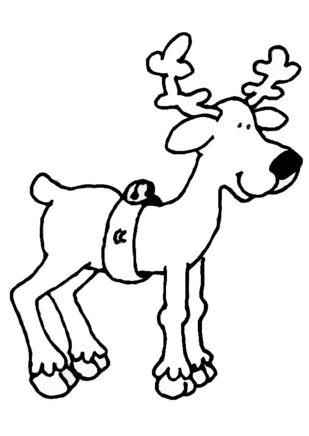 rain deer coloring pages - photo #27