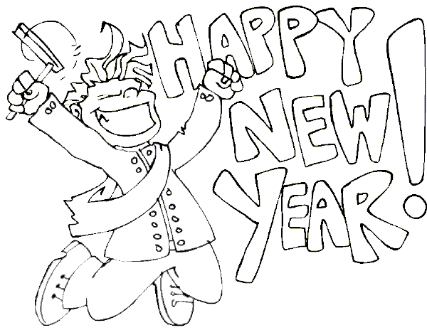 years eve coloring pages 2015 for girls - photo #4